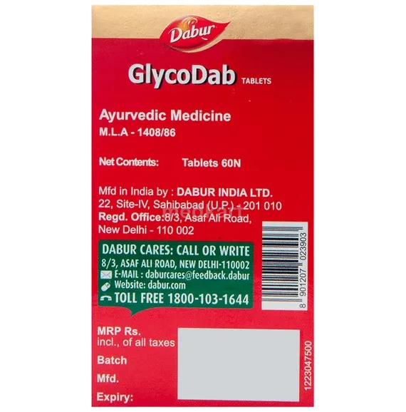 dabur glycodab tablet 60's